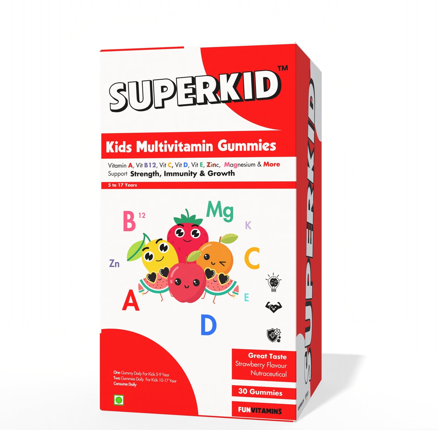 SUPERKID Growth Multivitamin Gummies For Kids